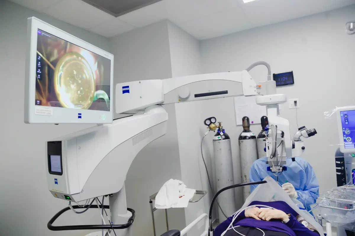 How is retinal detachment treated